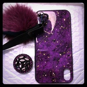 IPHONE XR purple phone case (NEW)